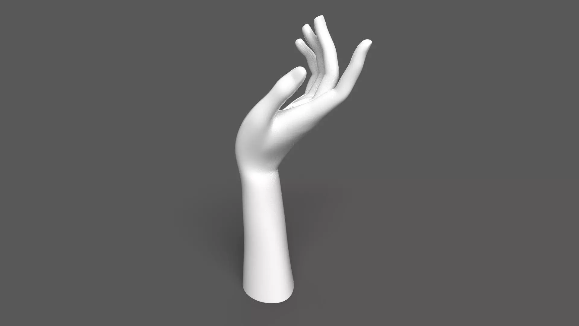 Female Right Hand Mannequin 3D print model