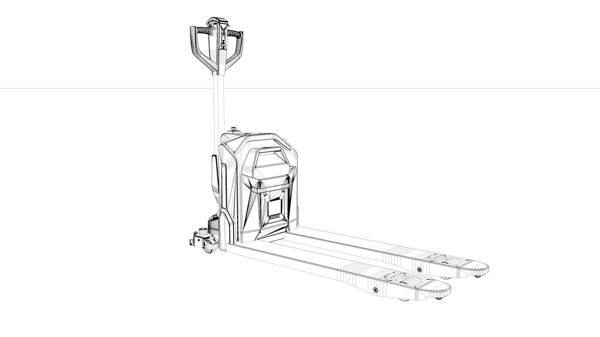Pallet Truck Electrical 3D model_46