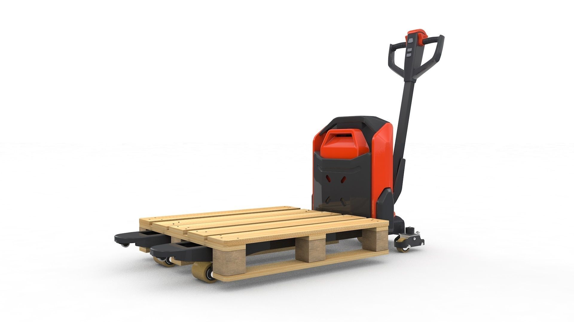 Pallet Truck Electrical 3D model_38
