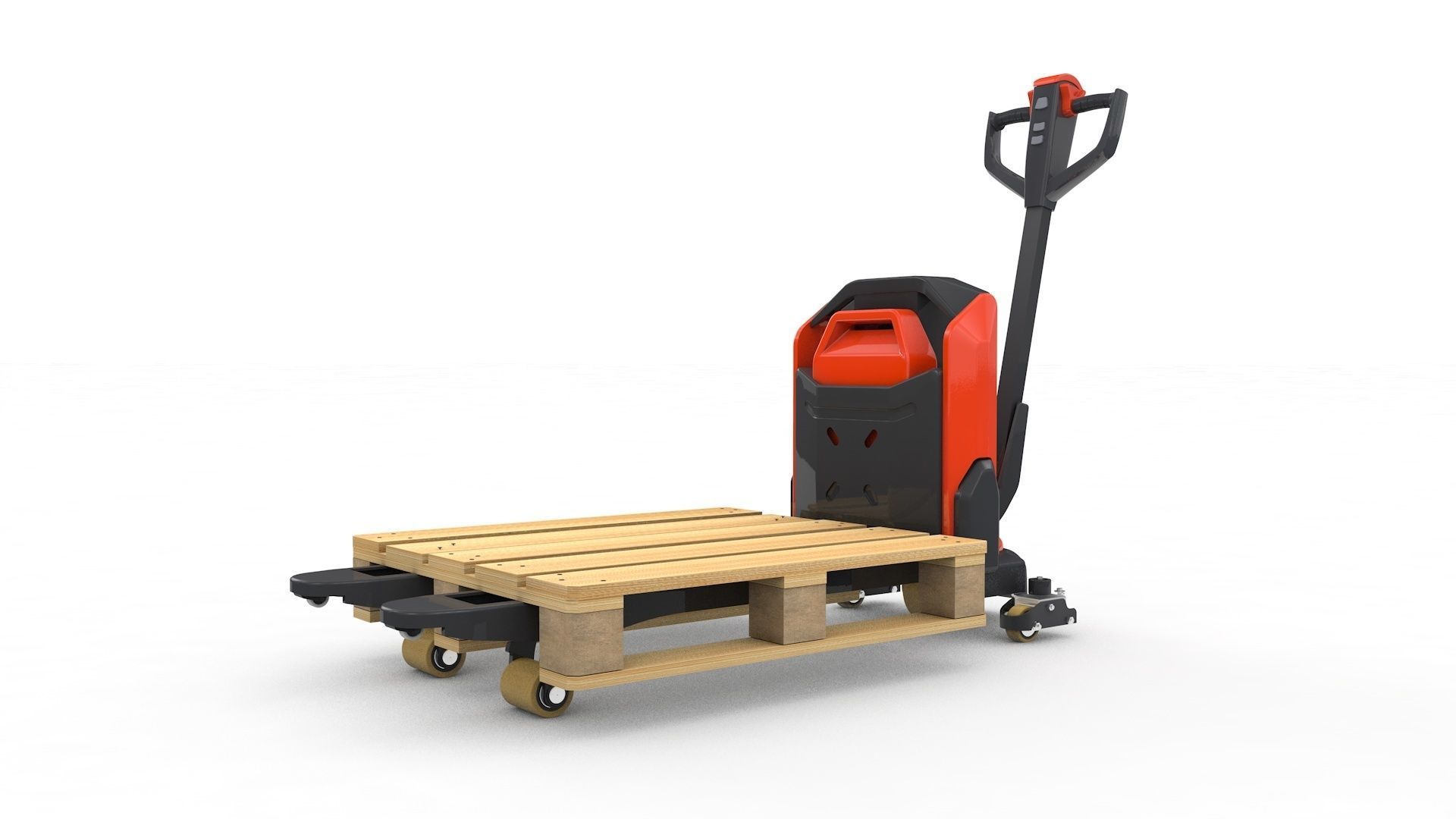 Pallet Truck Electrical 3D model_40