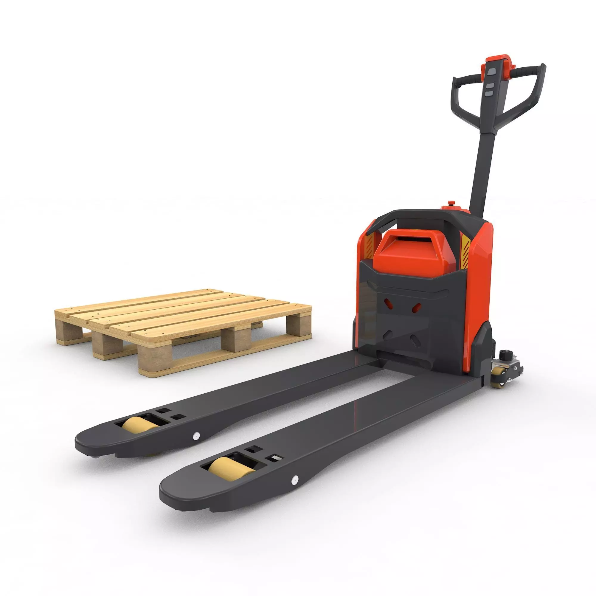 Pallet Truck Electrical 3D model_0