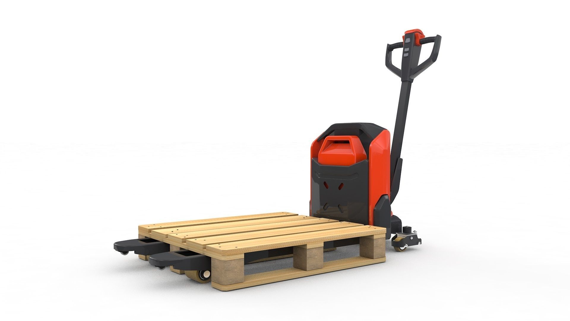 Pallet Truck Electrical 3D model_36