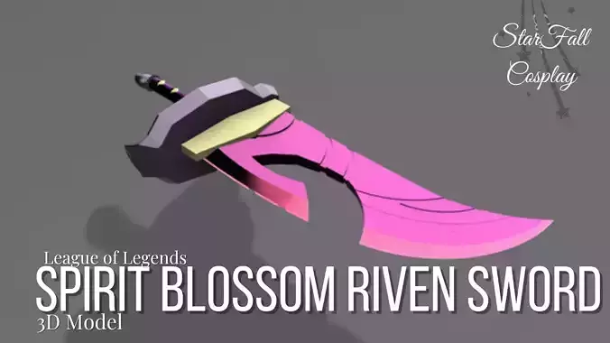 Spirit Blossom Riven Sword