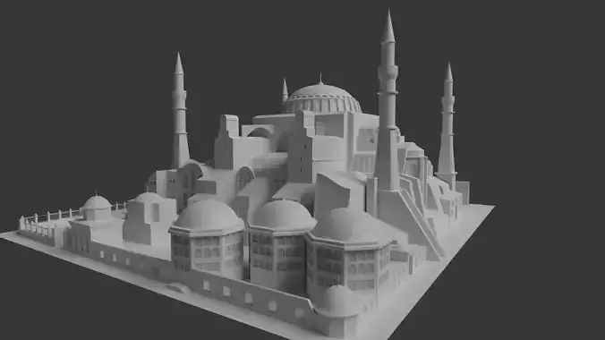 Ayasofya Cami Hagia Sophia 3D