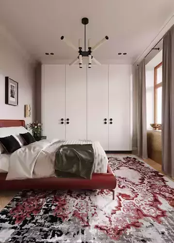 Medieval bedroom 3d model