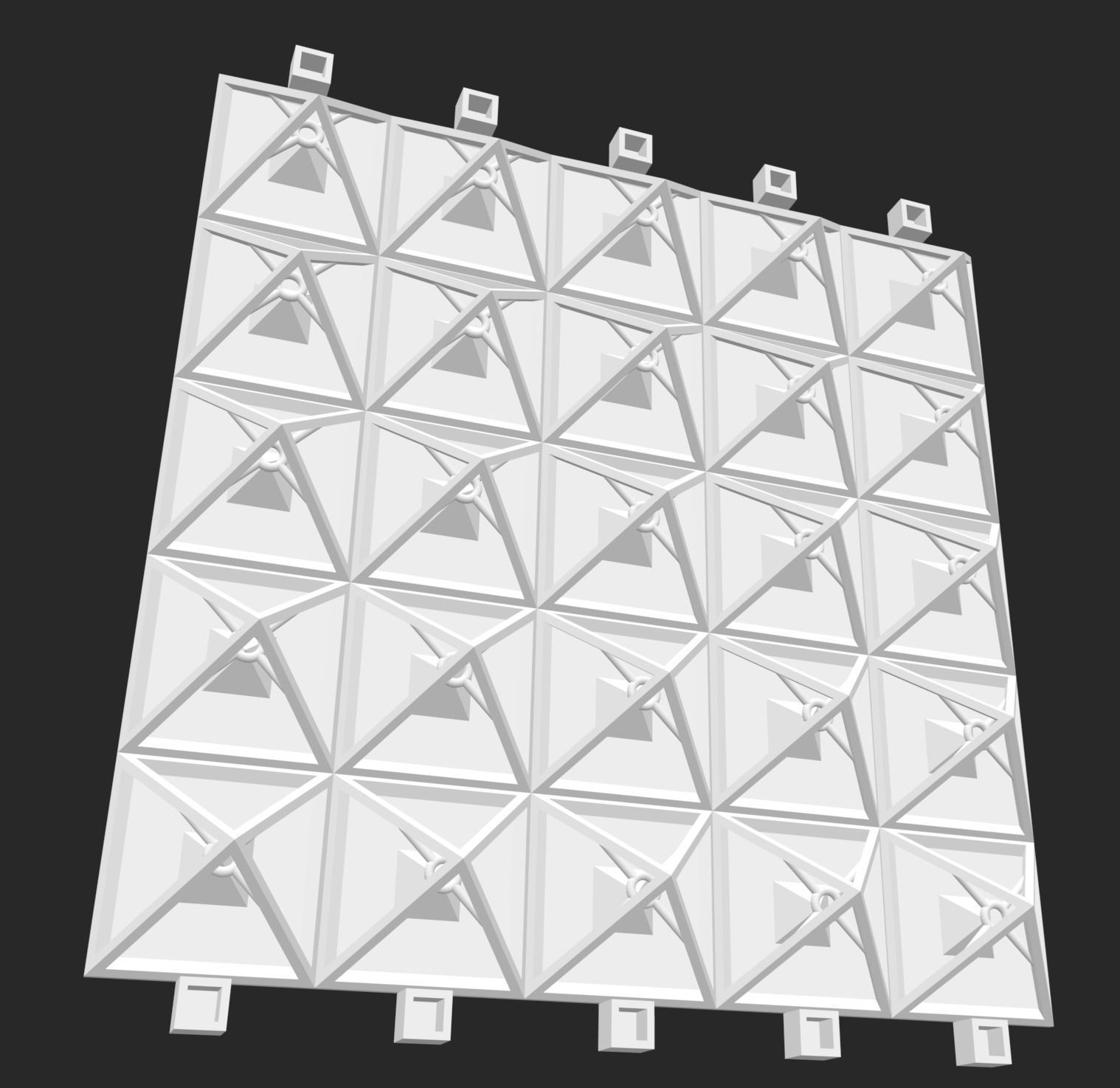 Pyramid Energy Plate - Research-Based Design 3D print model_1