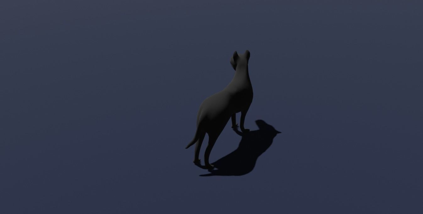 Cartoon Dog rigged 3D model Low poly Free low-poly 3D model_4