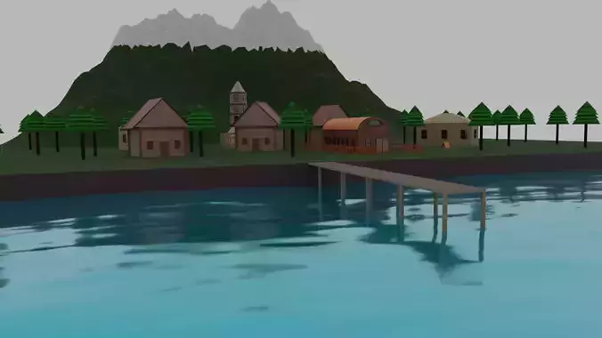 Low Poly Forest City