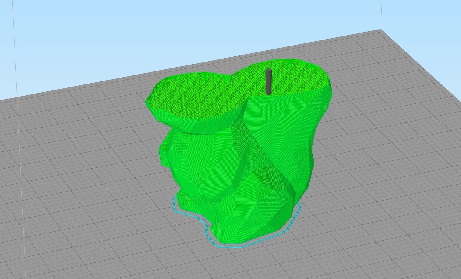 Low poly squirrel  Free 3D print model_1