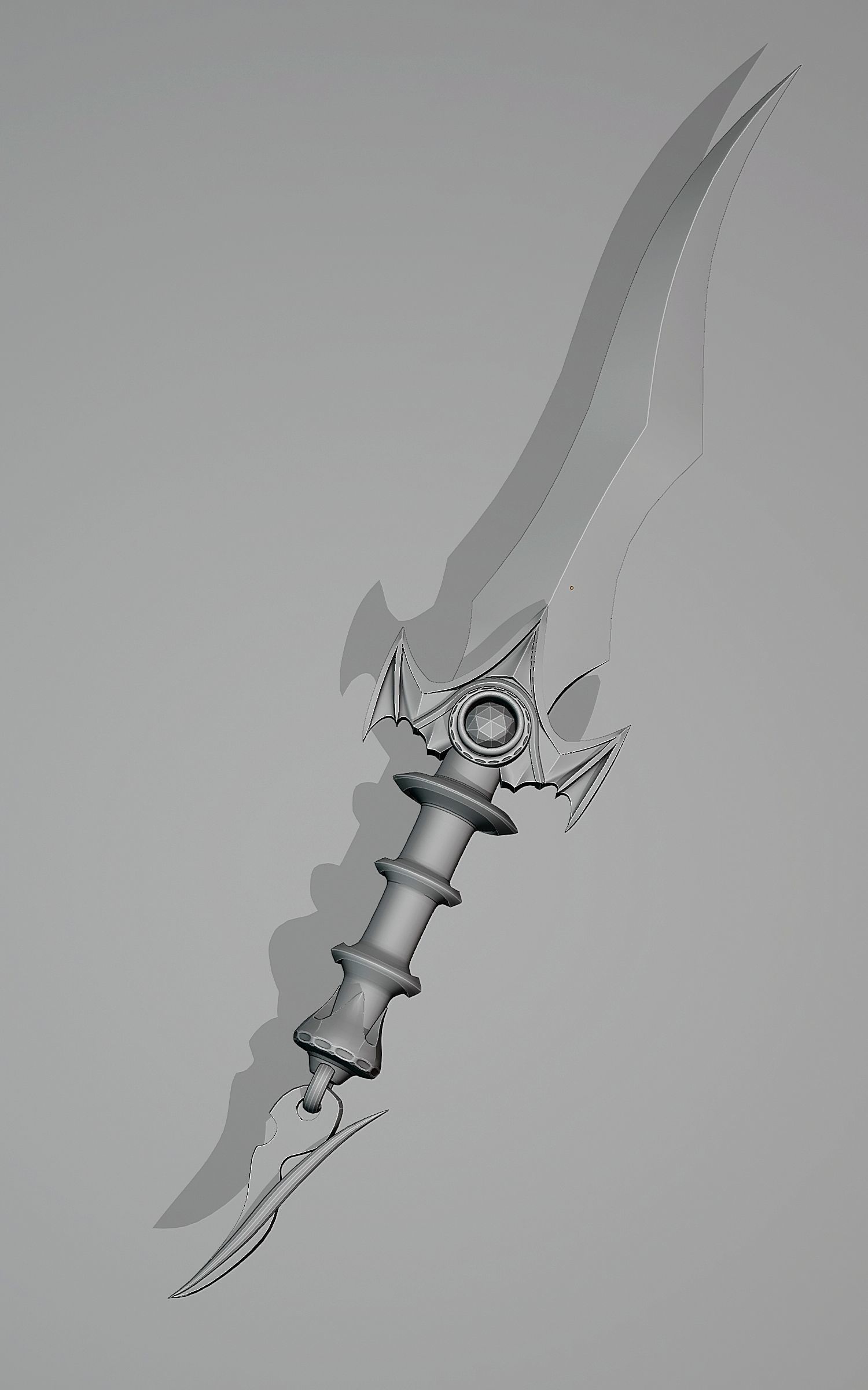 Fantasy Dagger Set 33 3D model_4
