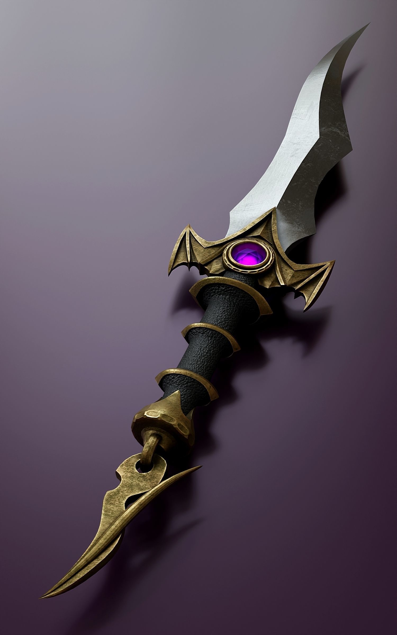 Fantasy Dagger Set 33 3D model_3