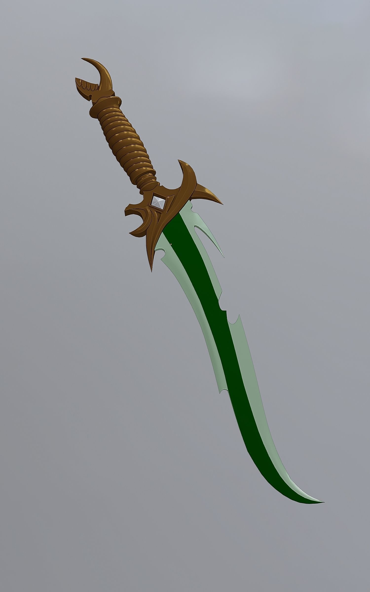 Fantasy Dagger Set 33 3D model_10
