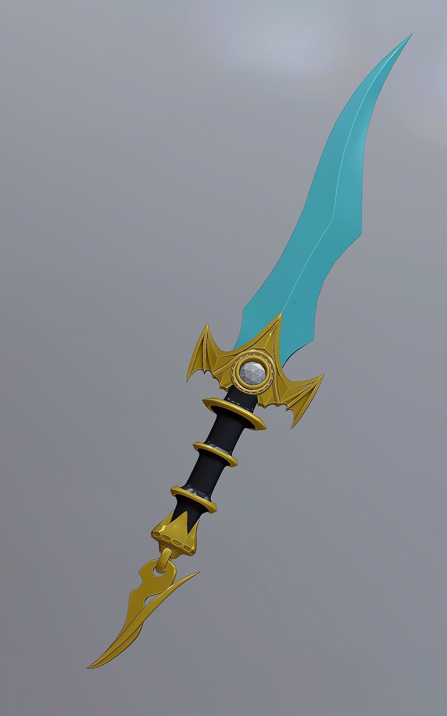 Fantasy Dagger Set 33 3D model_5
