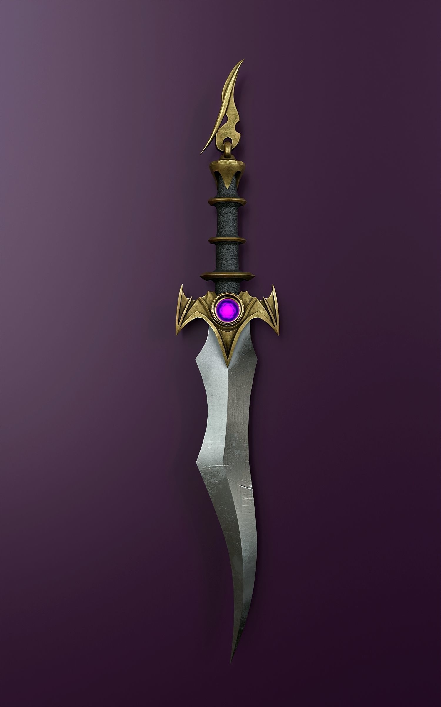 Fantasy Dagger Set 33 3D model_1