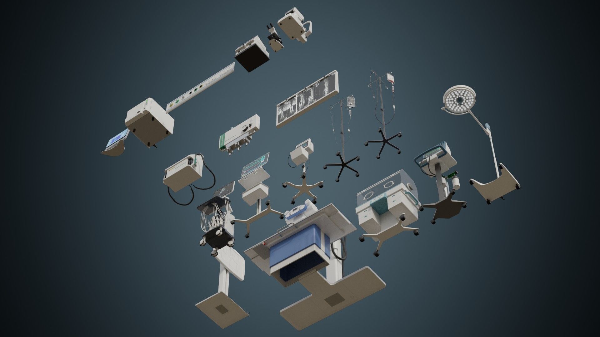 Hospital Props Collection 1A _2