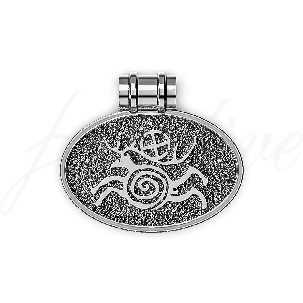 Wild stag Pendant 3D print model