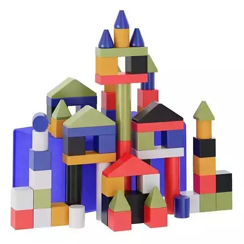 LARGE WOODEN BUILDER