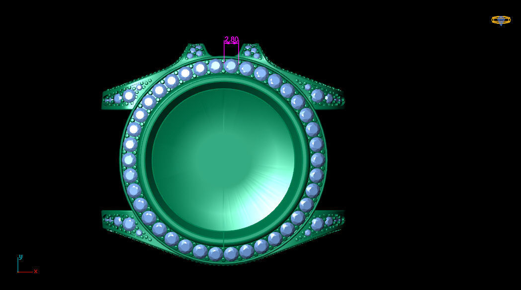 Watch R 3D print model_3