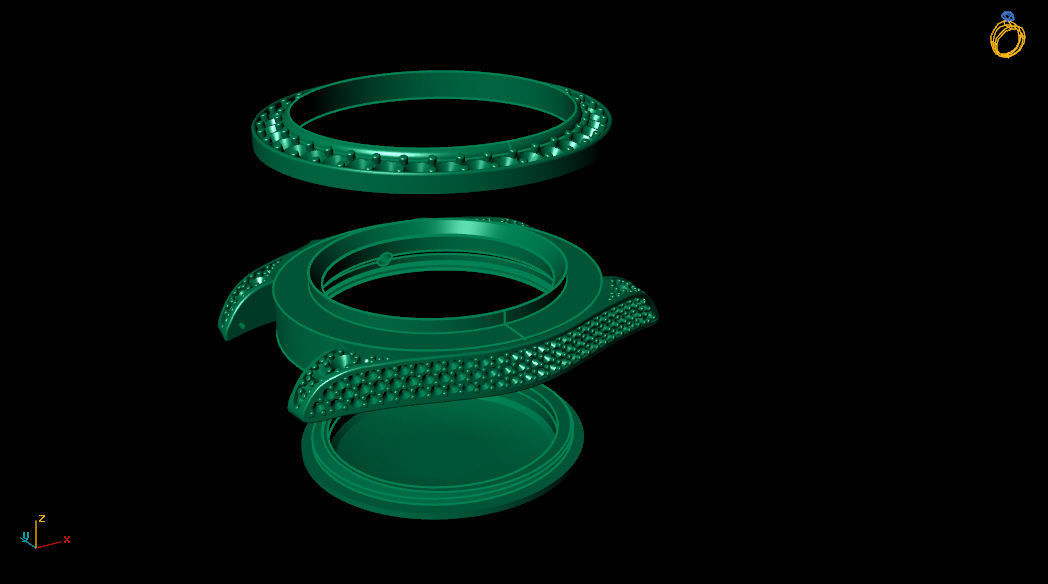 Watch R 3D print model_2