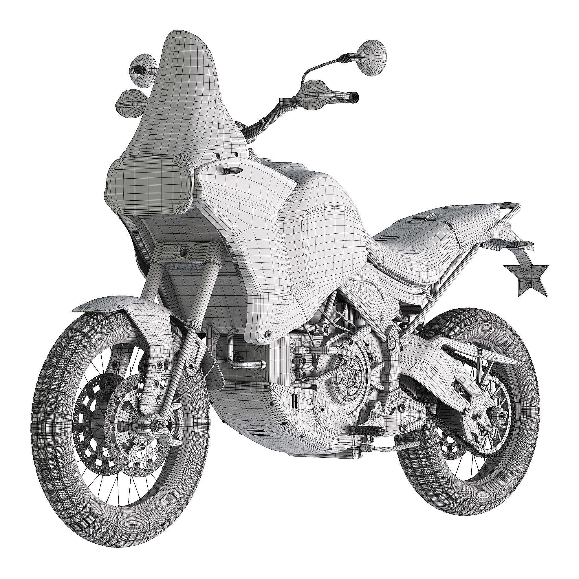 Ducati Desertx 3D model_1