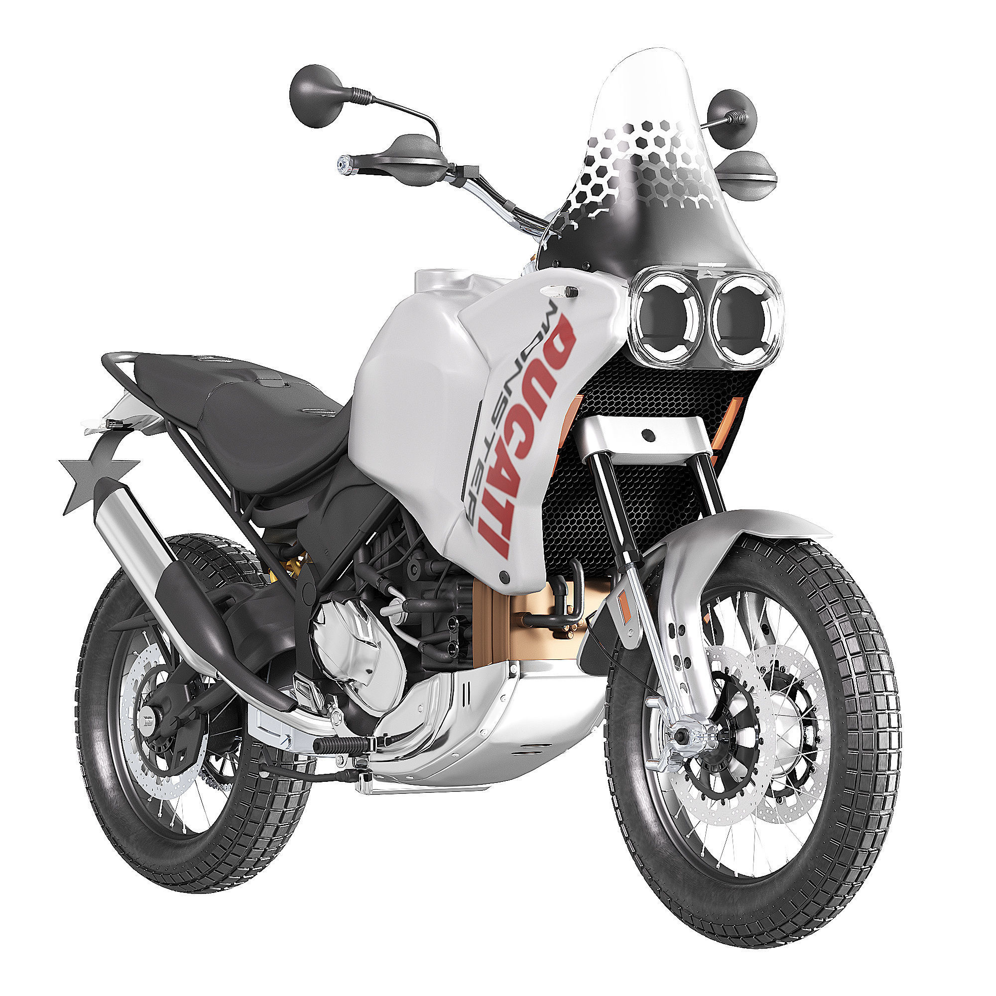 Ducati Desertx 3D model_4