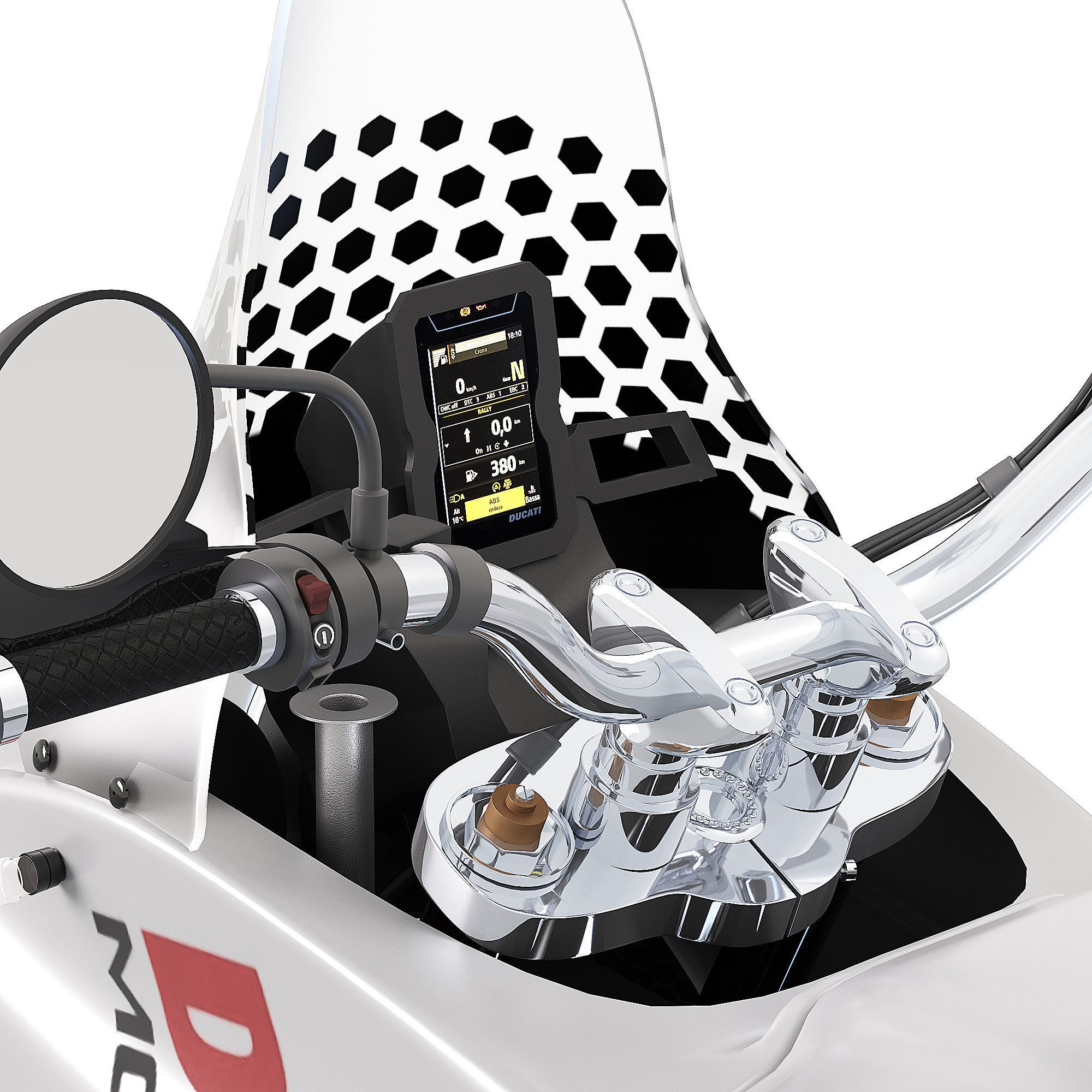 Ducati Desertx 3D model_3