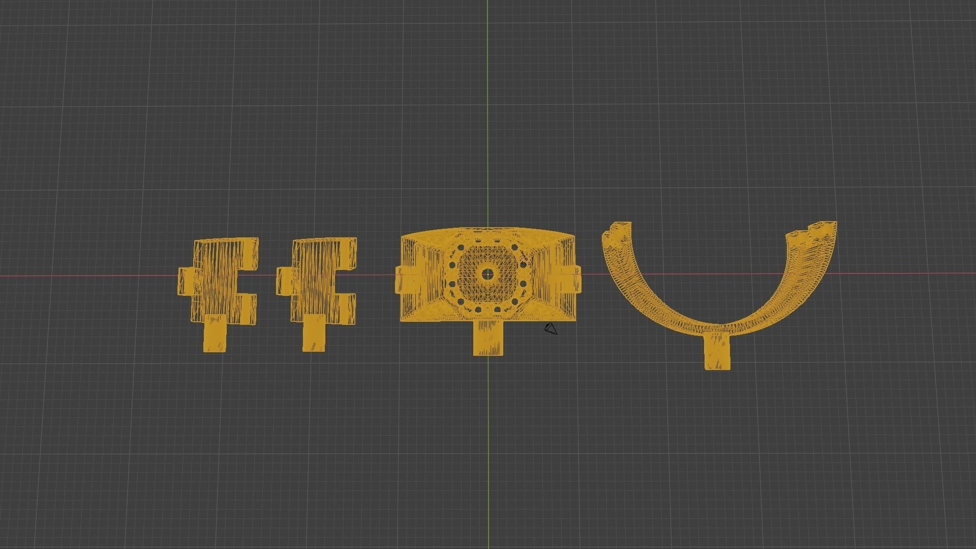 R men ring flex  3D print model_7