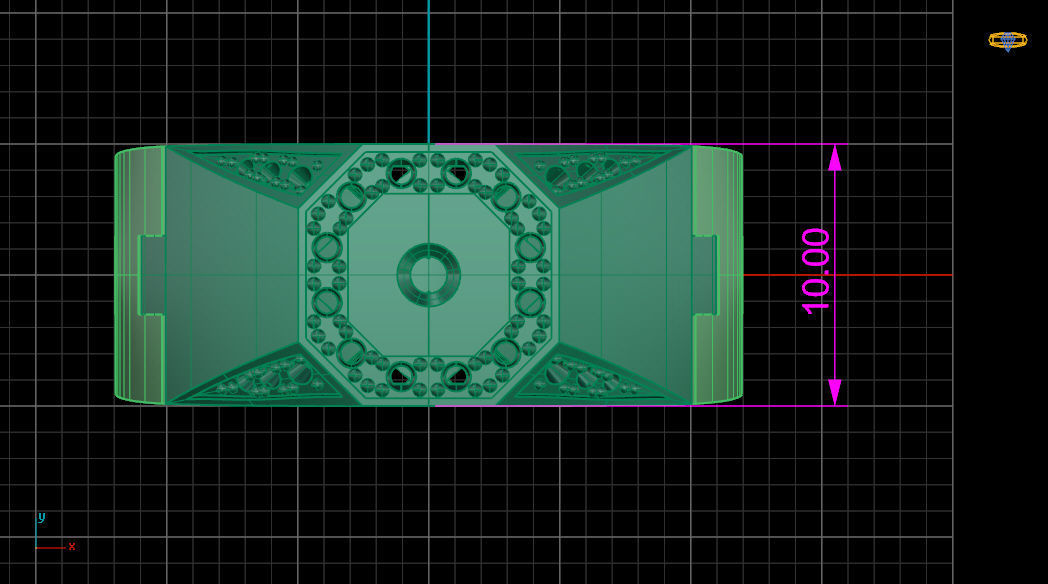 R men ring flex  3D print model_10