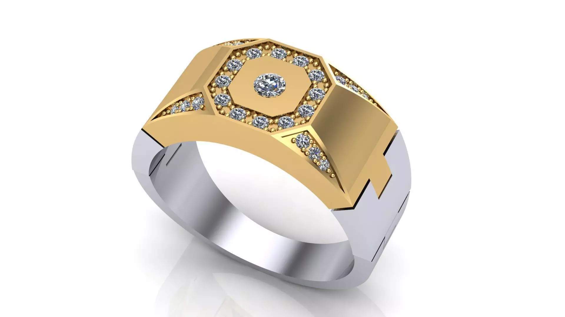 R men ring flex  3D print model_0