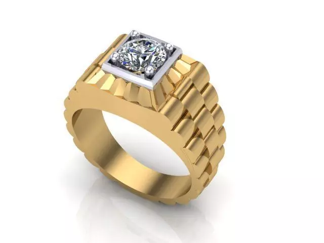 R men ring 2 3D print model_0