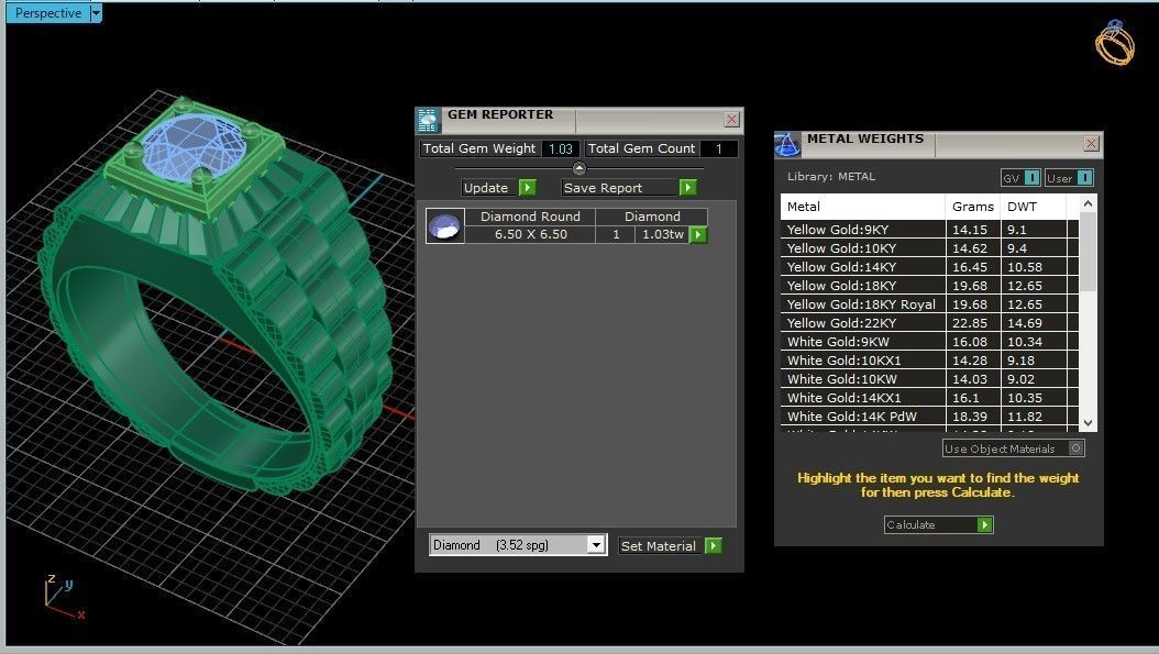 R men ring 2 3D print model_3