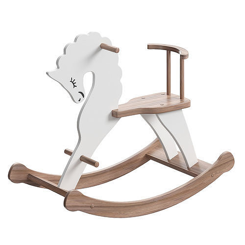 ROCKING HORSE WITH BACK 3D model