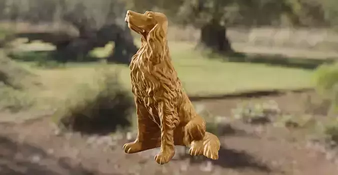 Setter anglais 3D print model