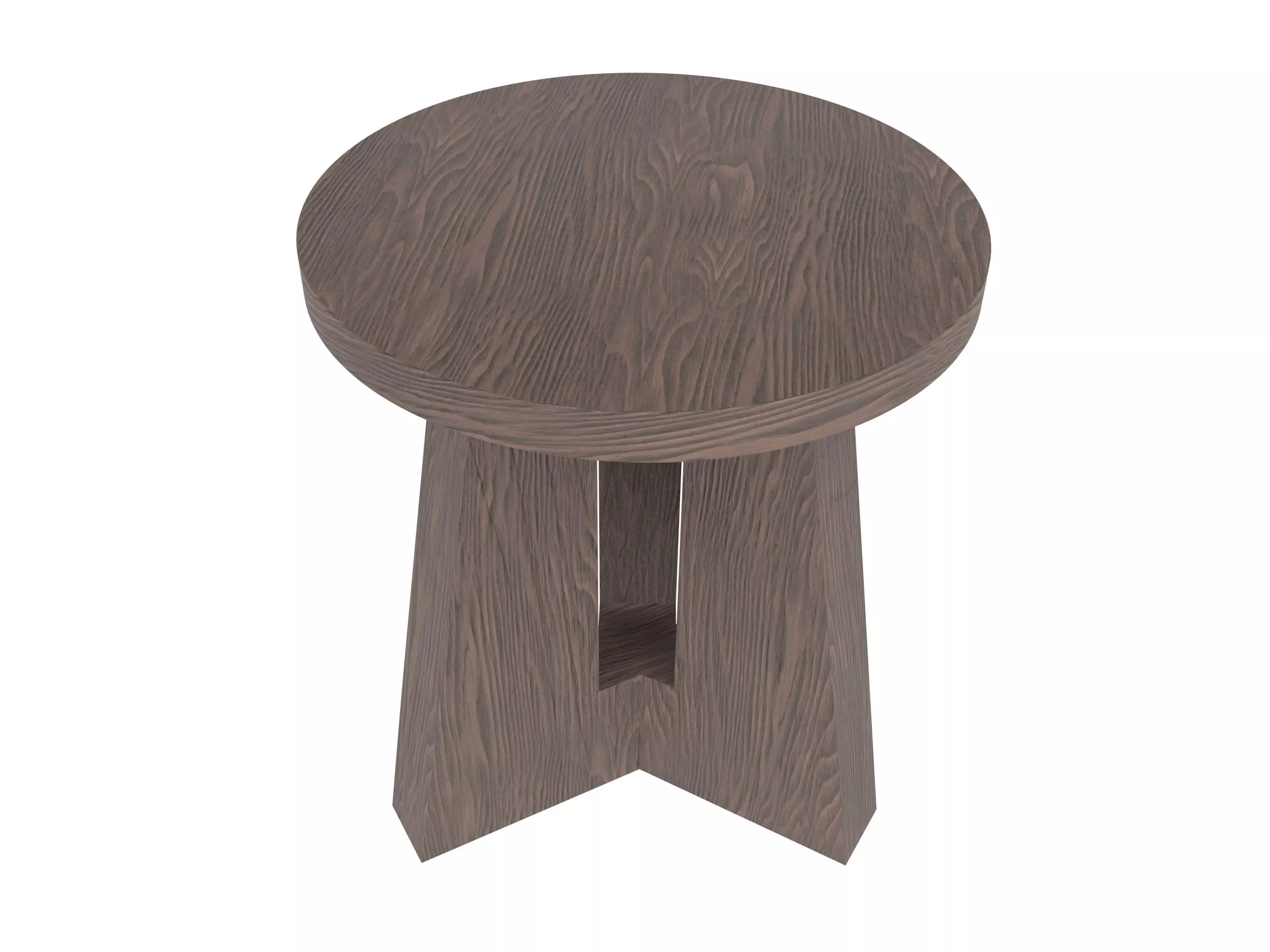 Modern Coffee Table Low-poly 3D model_0