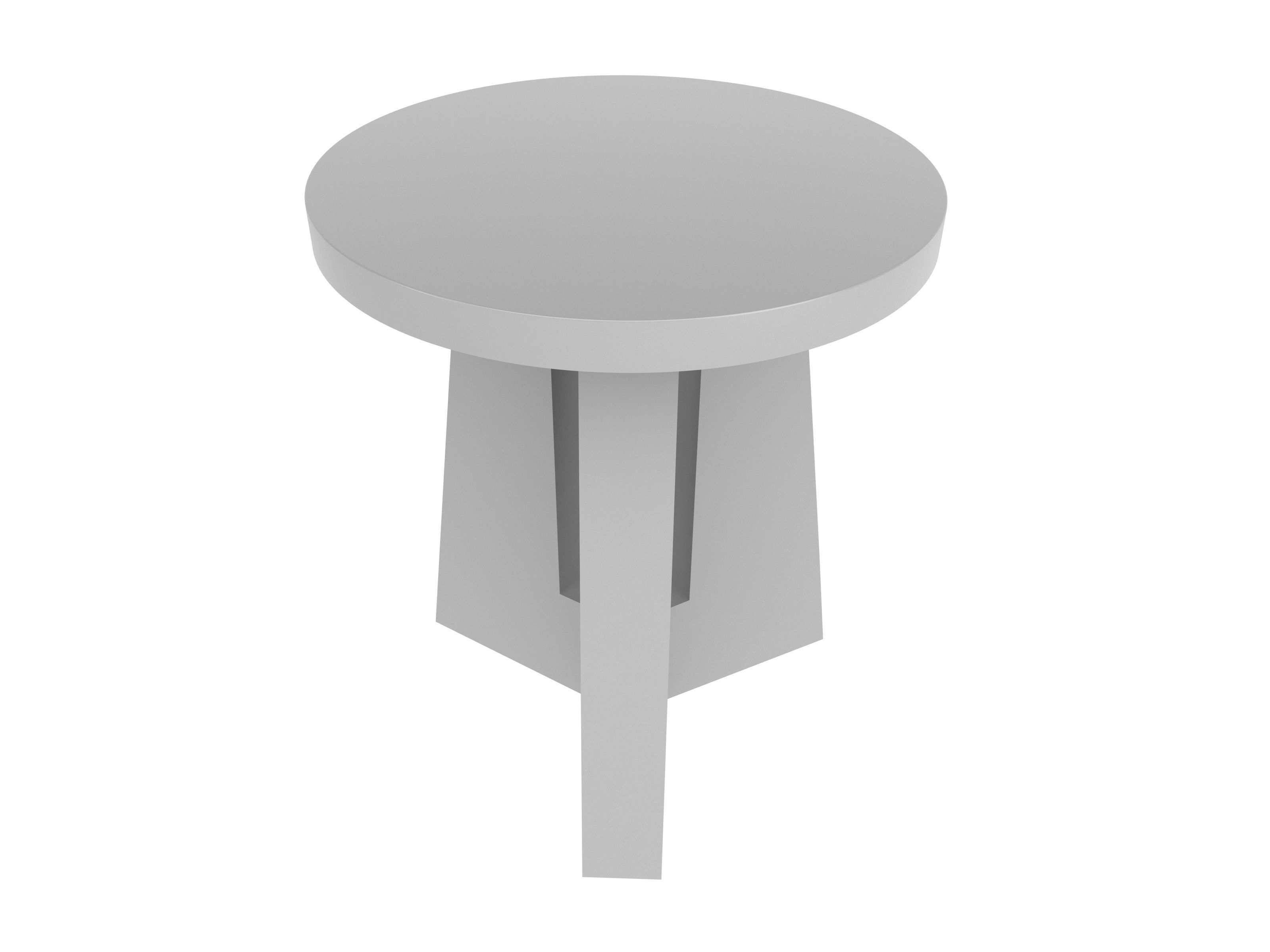 Modern Coffee Table Low-poly 3D model_10