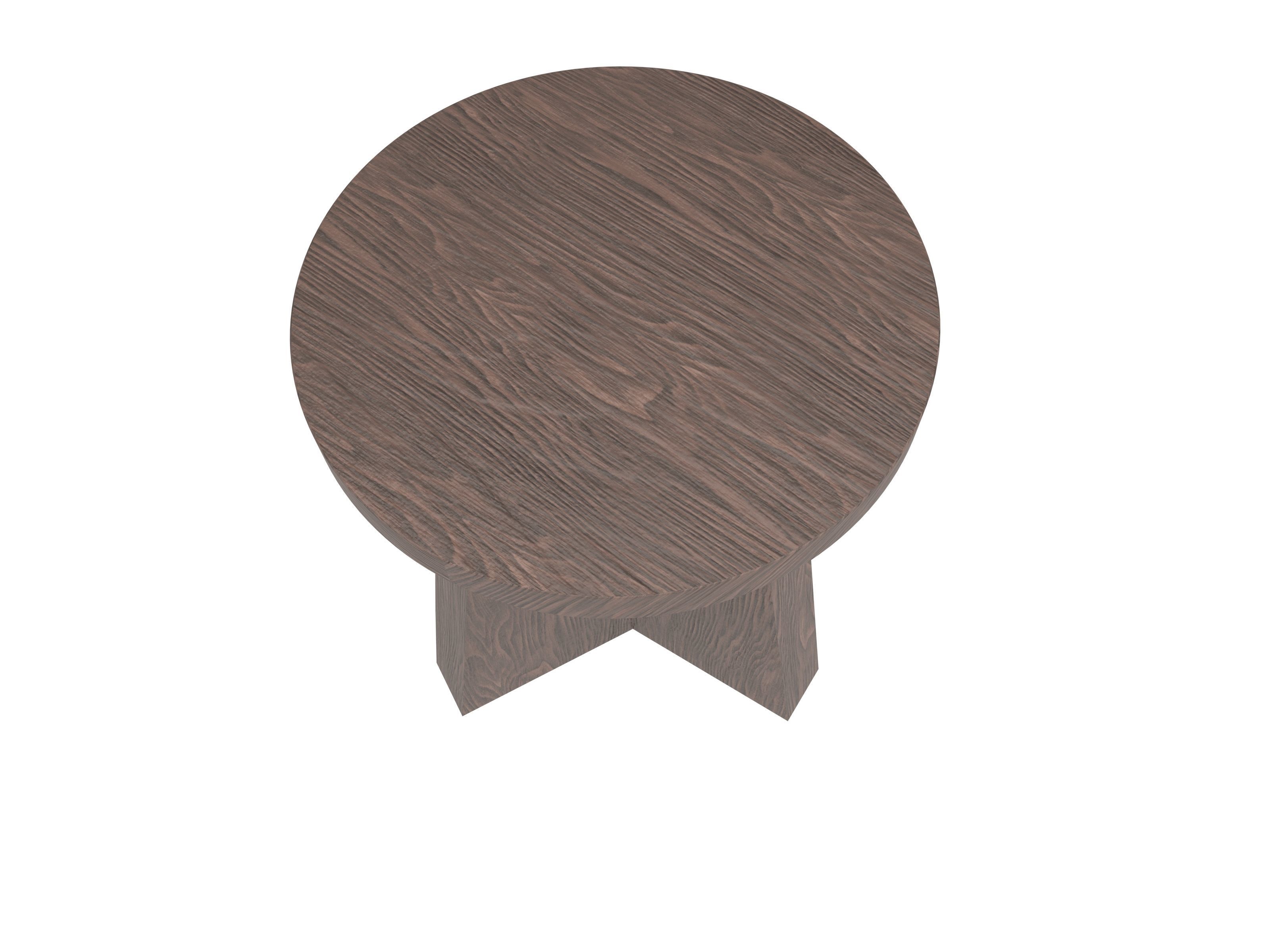 Modern Coffee Table Low-poly 3D model_8