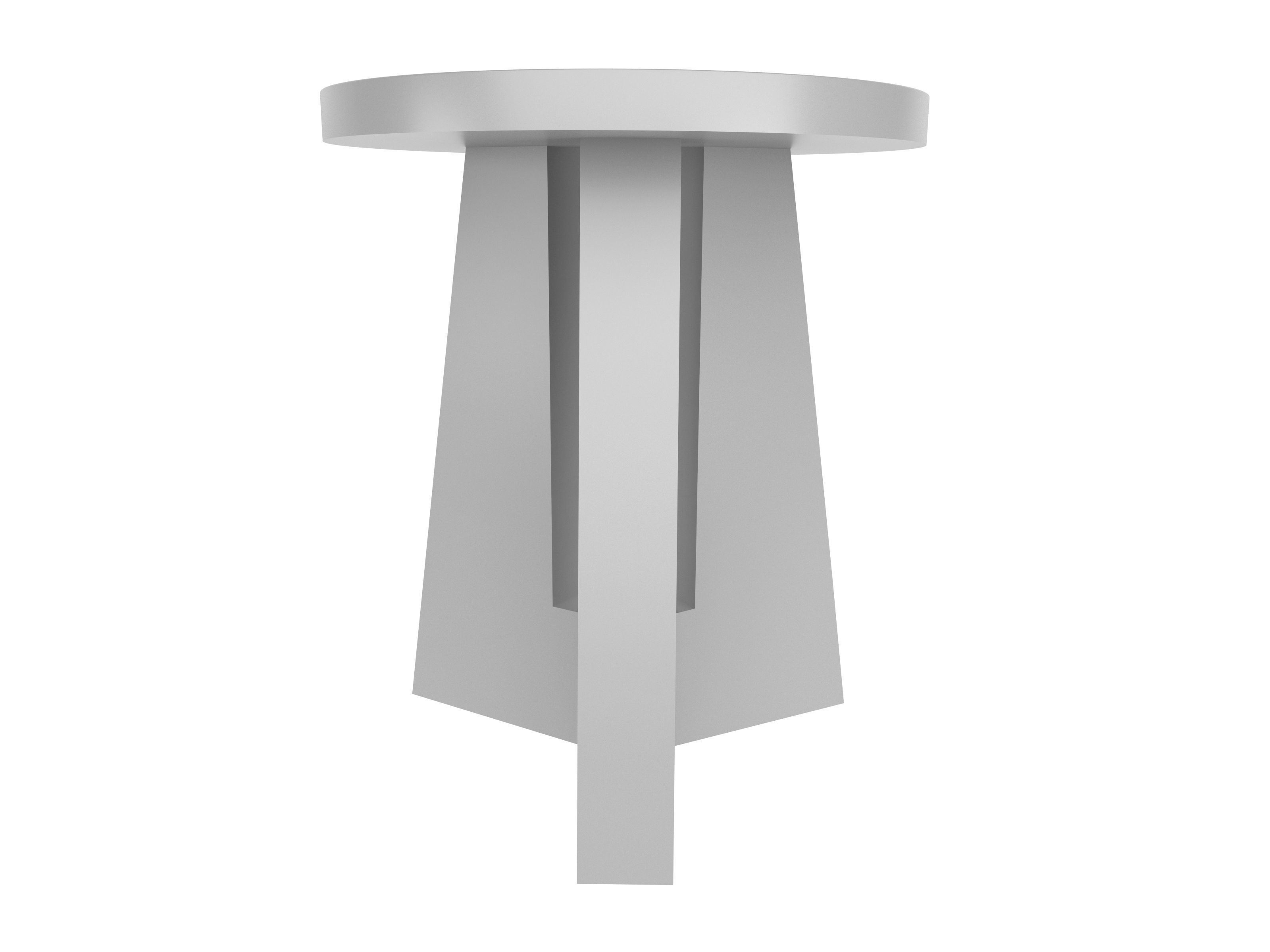 Modern Coffee Table Low-poly 3D model_11