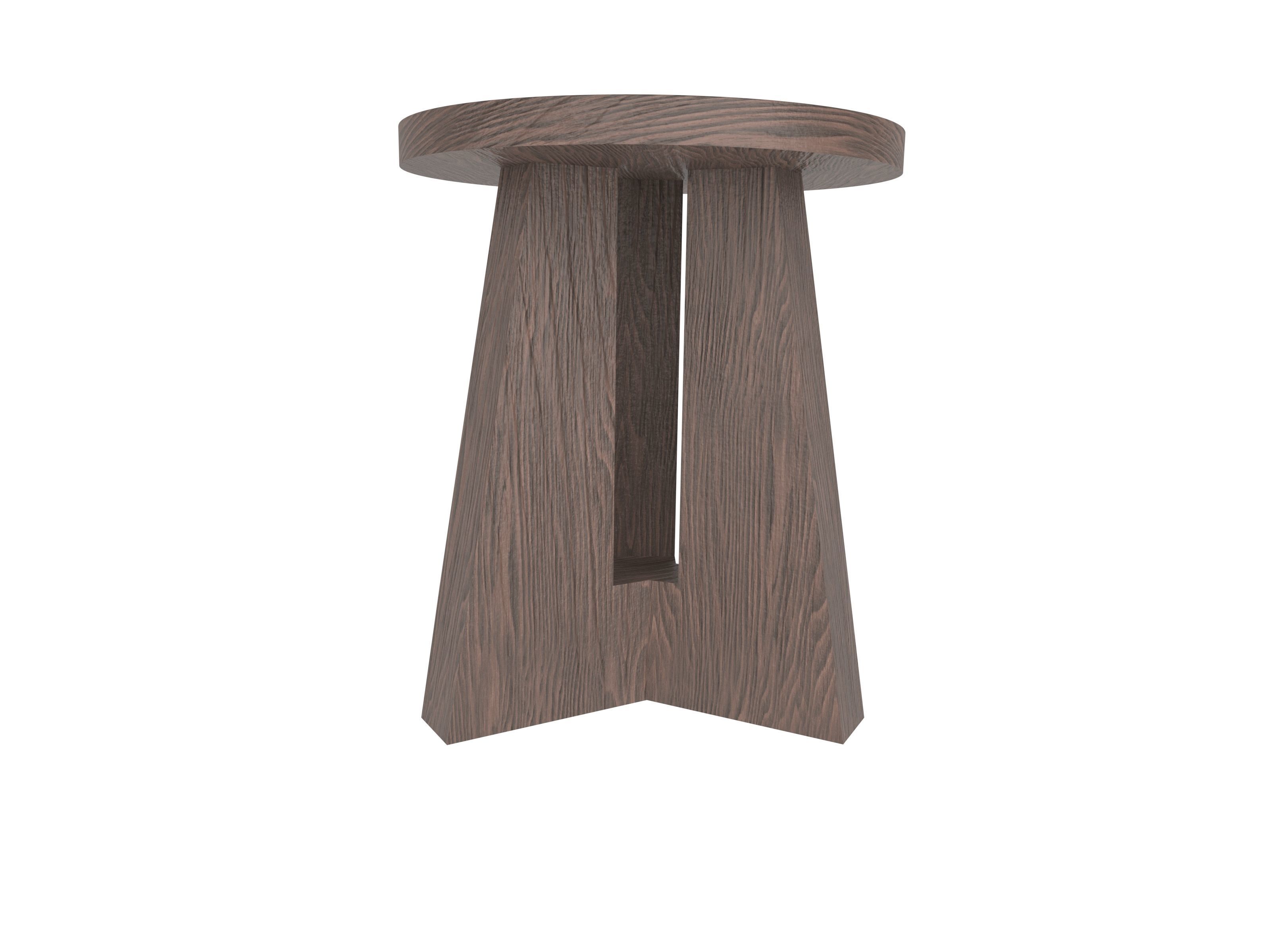 Modern Coffee Table Low-poly 3D model_1