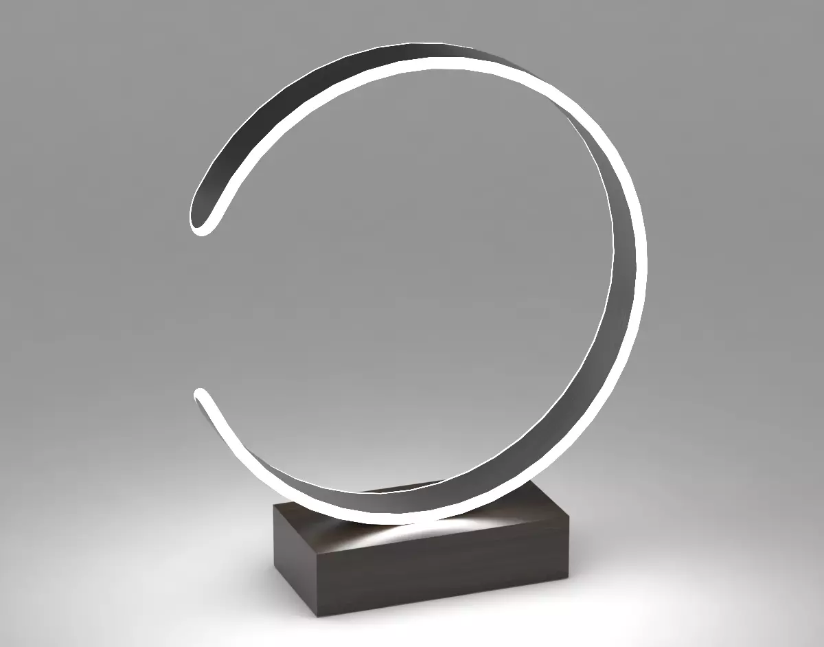 Table lamp - Hotel nightstand 3D model_0