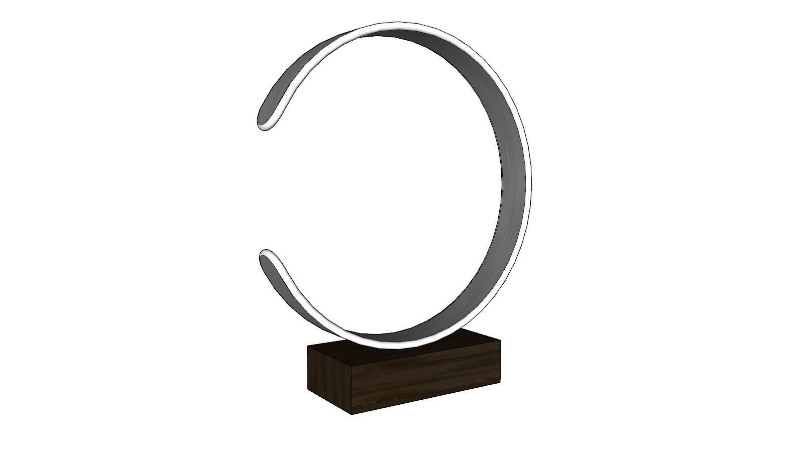 Table lamp - Hotel nightstand 3D model_8