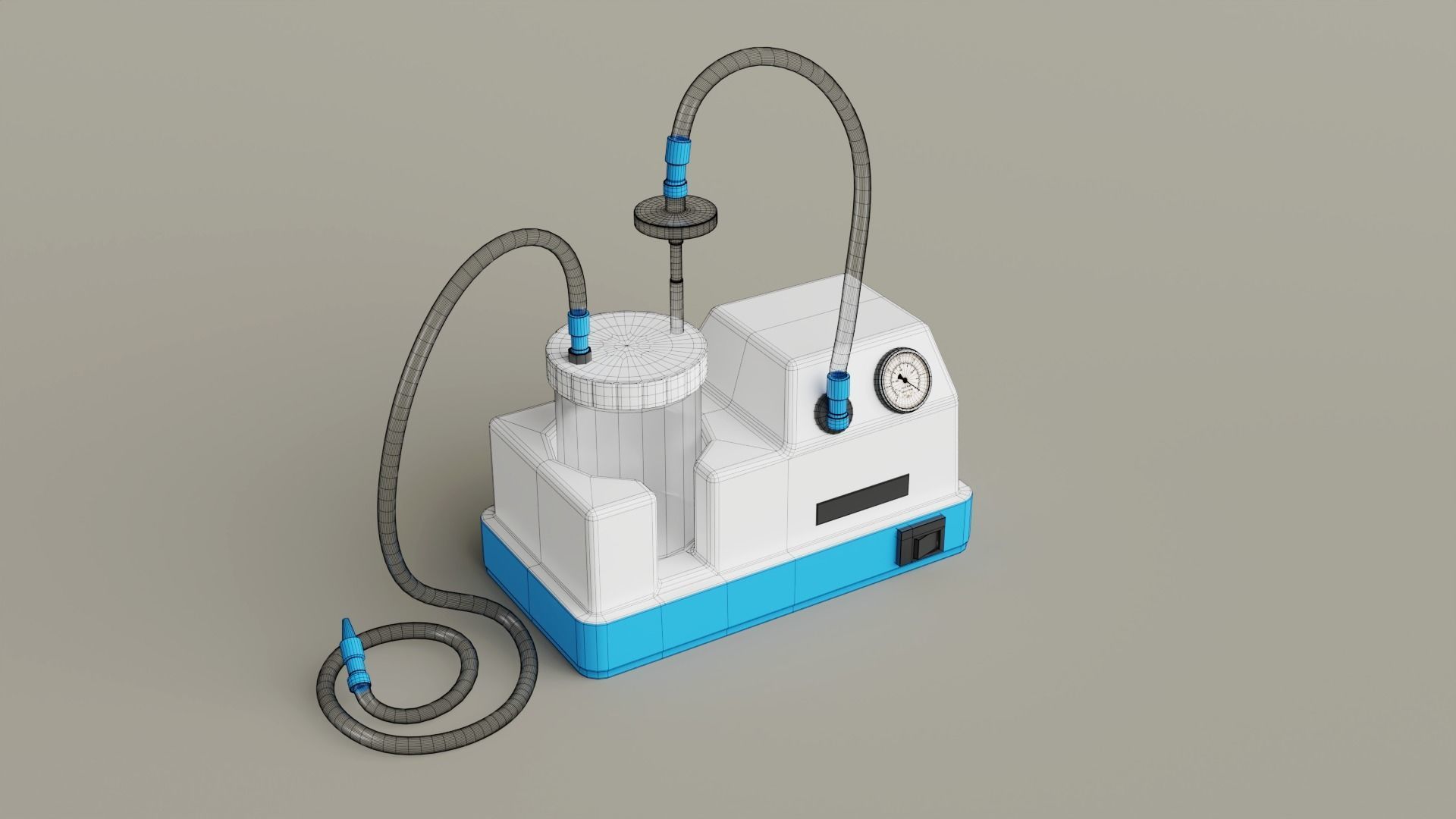 Suction Machine Model 3D model_6