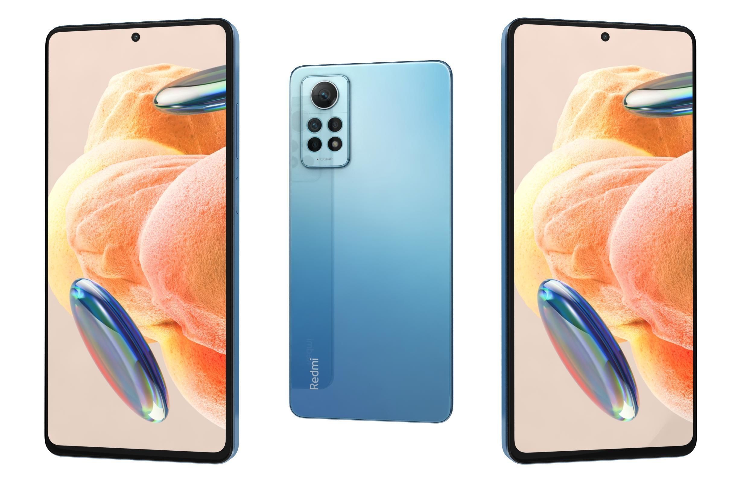 Xiaomi Redmi Note 12 Pro 4G All Colors Low-poly 3D model_37