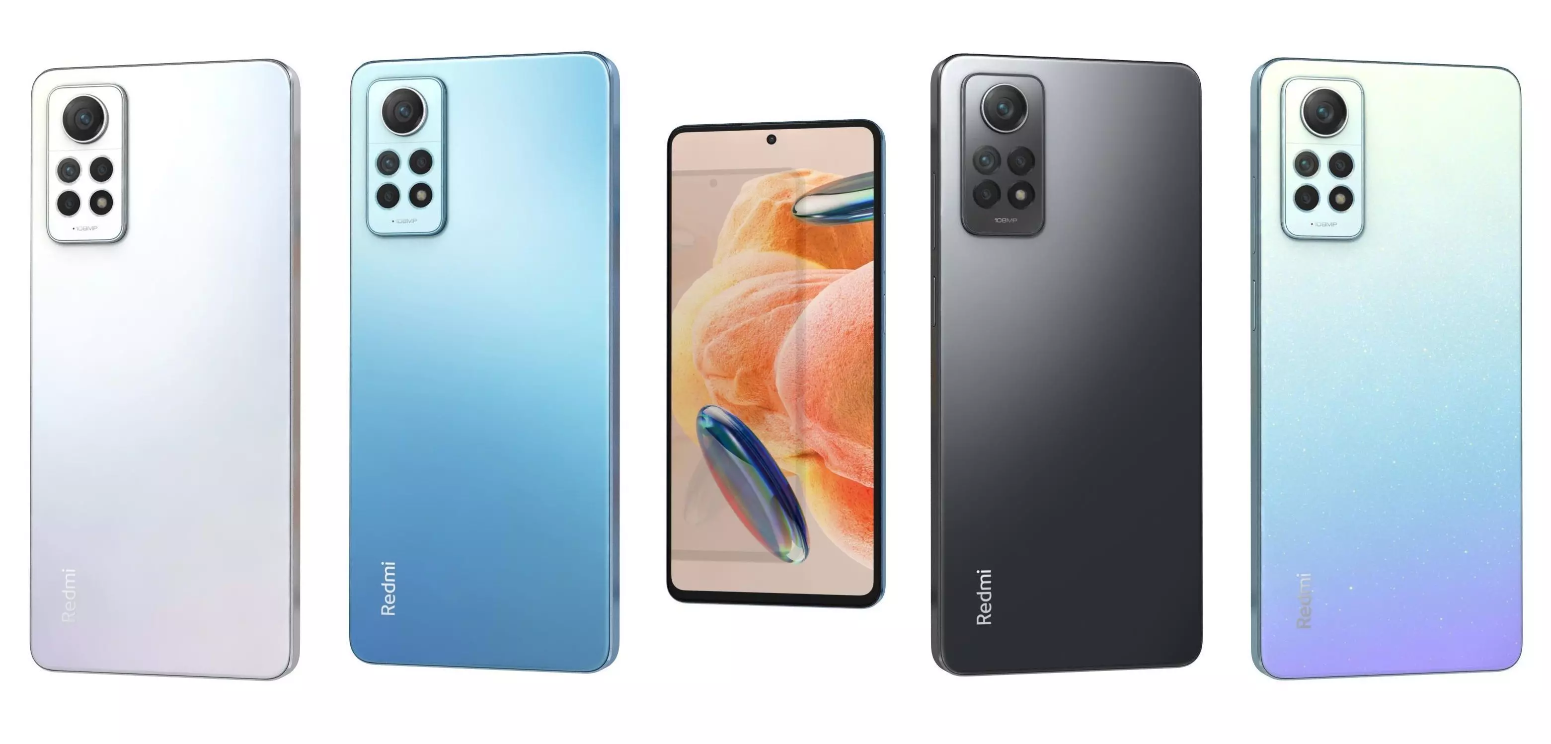 Xiaomi Redmi Note 12 Pro 4G All Colors Low-poly 3D model_0