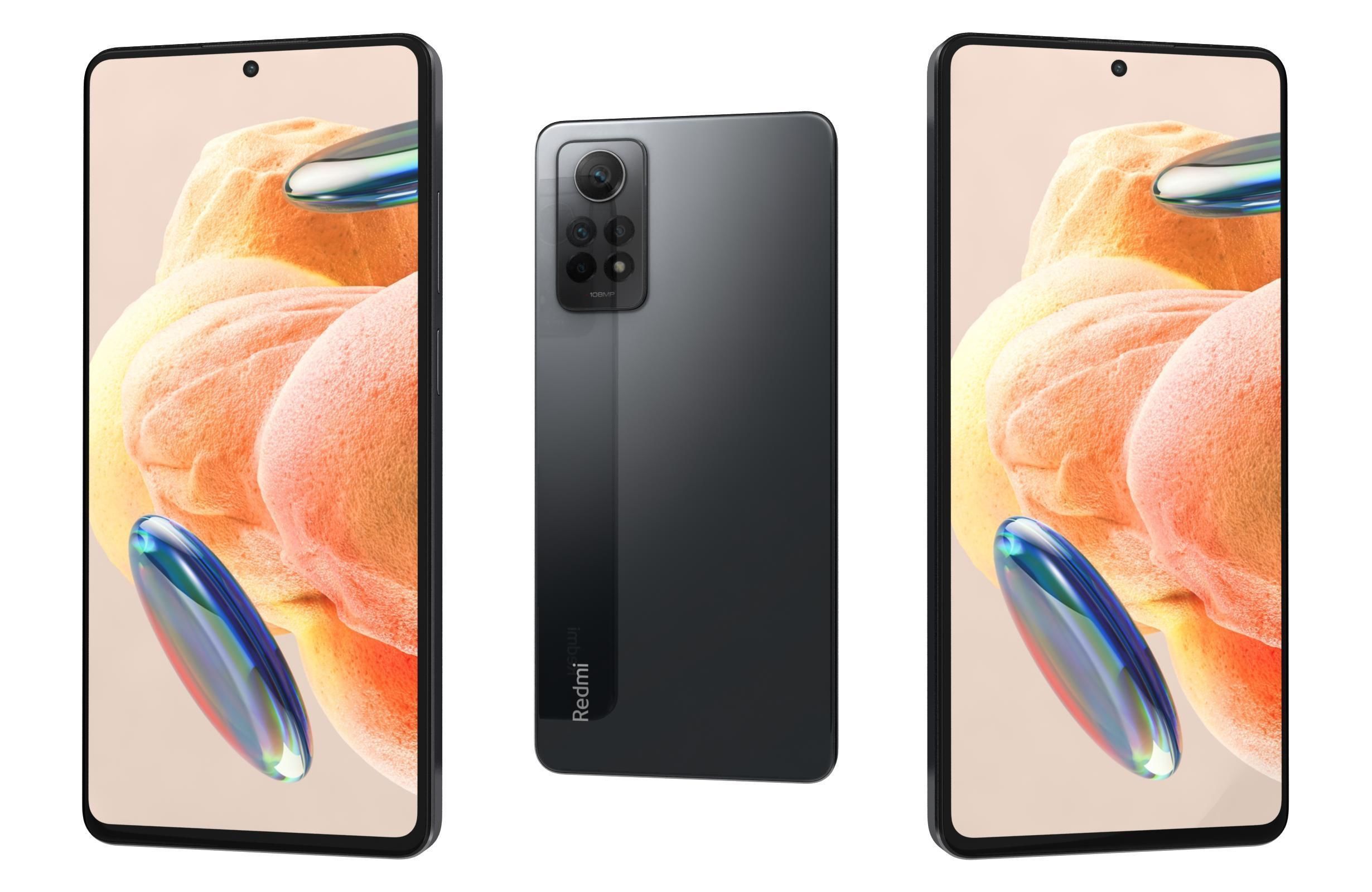 Xiaomi Redmi Note 12 Pro 4G All Colors Low-poly 3D model_1