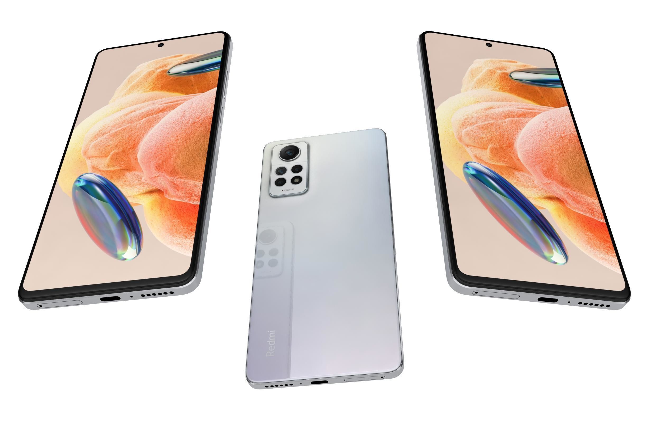 Xiaomi Redmi Note 12 Pro 4G All Colors Low-poly 3D model_15