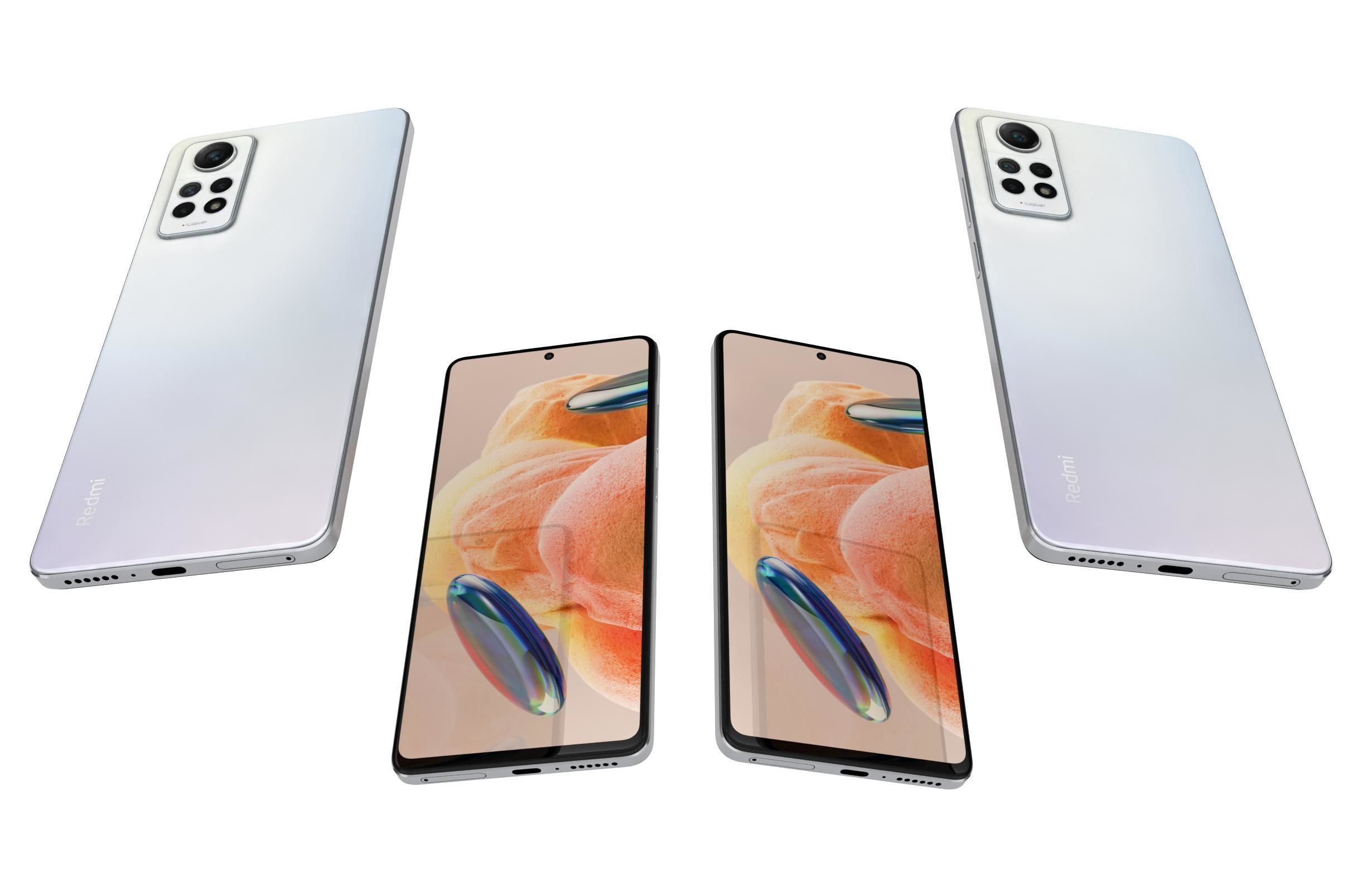 Xiaomi Redmi Note 12 Pro 4G All Colors Low-poly 3D model_17