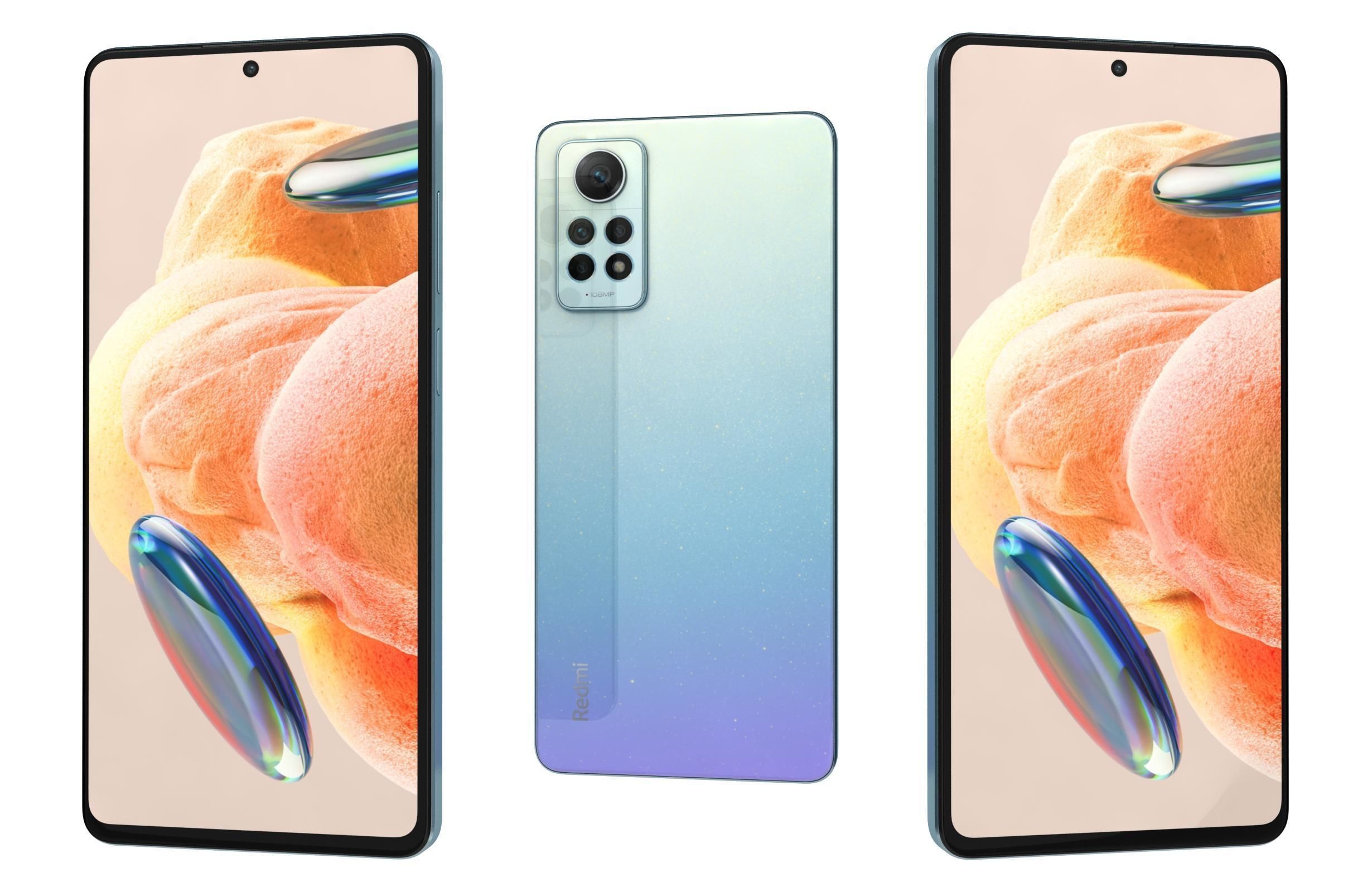 Xiaomi Redmi Note 12 Pro 4G All Colors Low-poly 3D model_25