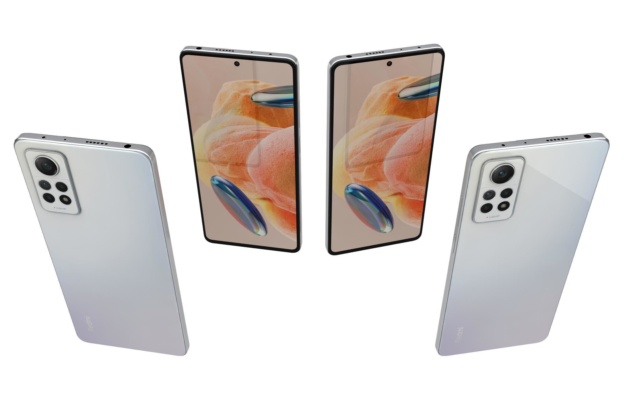 Xiaomi Redmi Note 12 Pro 4G All Colors Low-poly 3D model_18