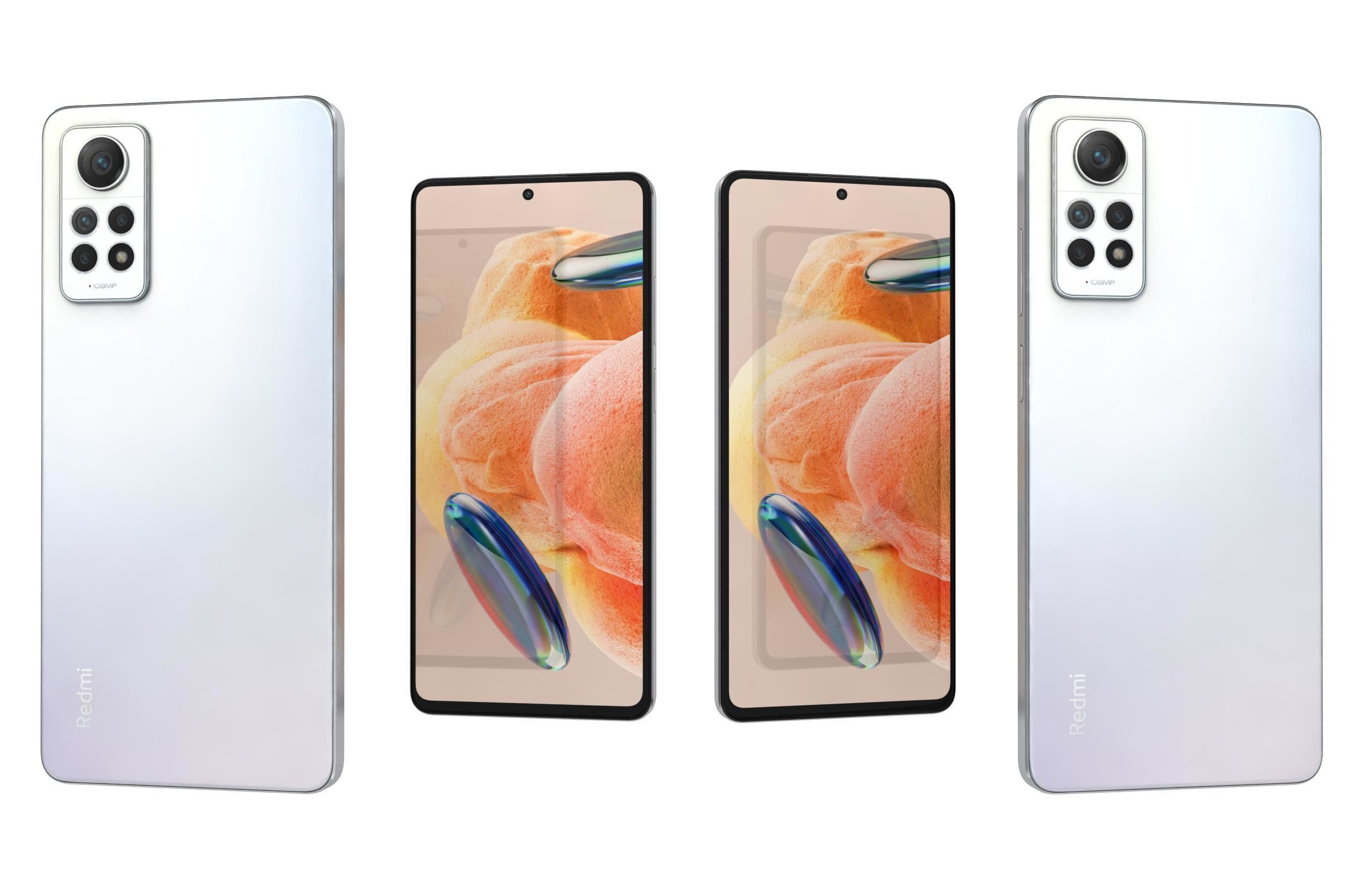 Xiaomi Redmi Note 12 Pro 4G All Colors Low-poly 3D model_16