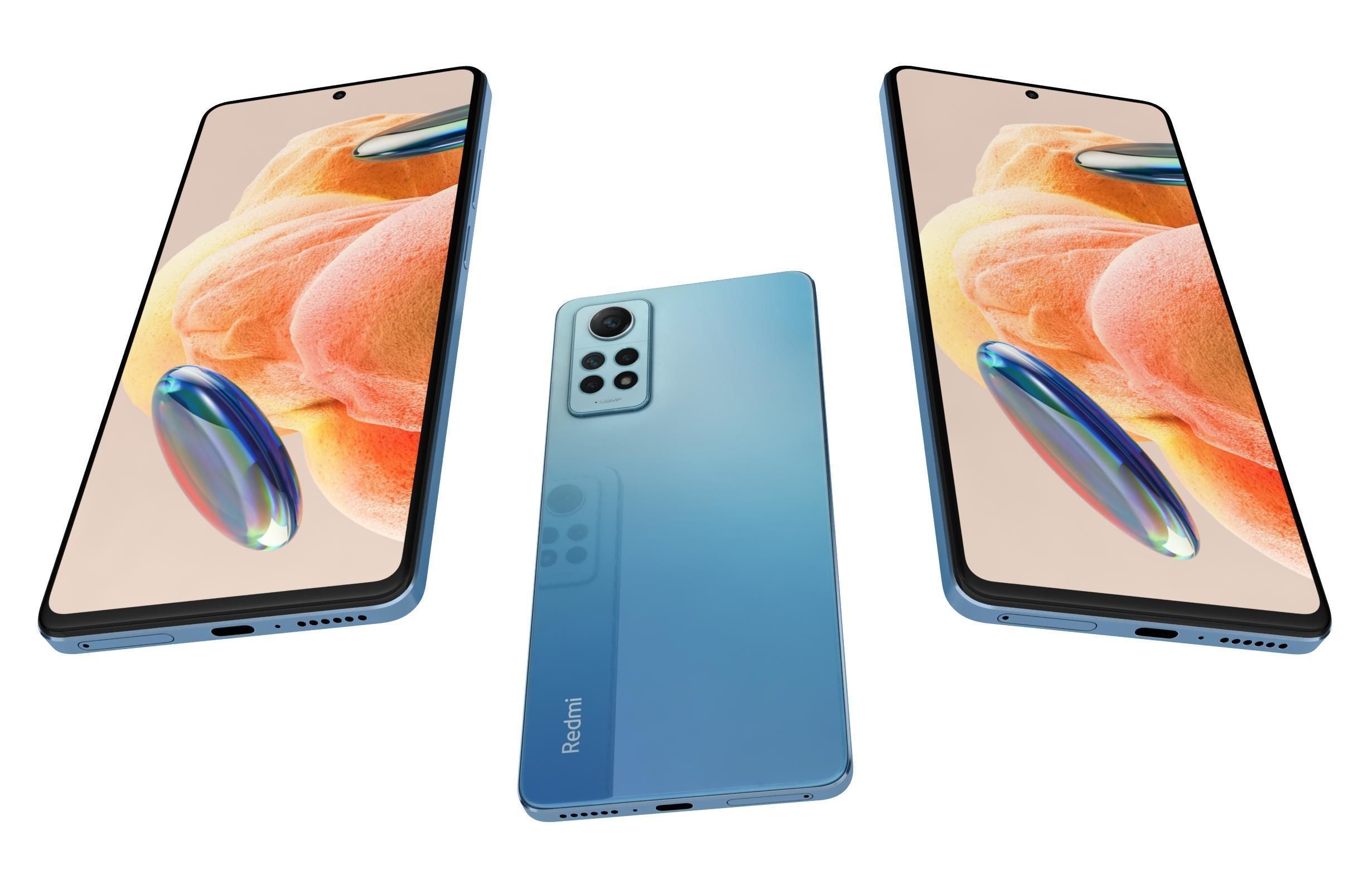 Xiaomi Redmi Note 12 Pro 4G All Colors Low-poly 3D model_39